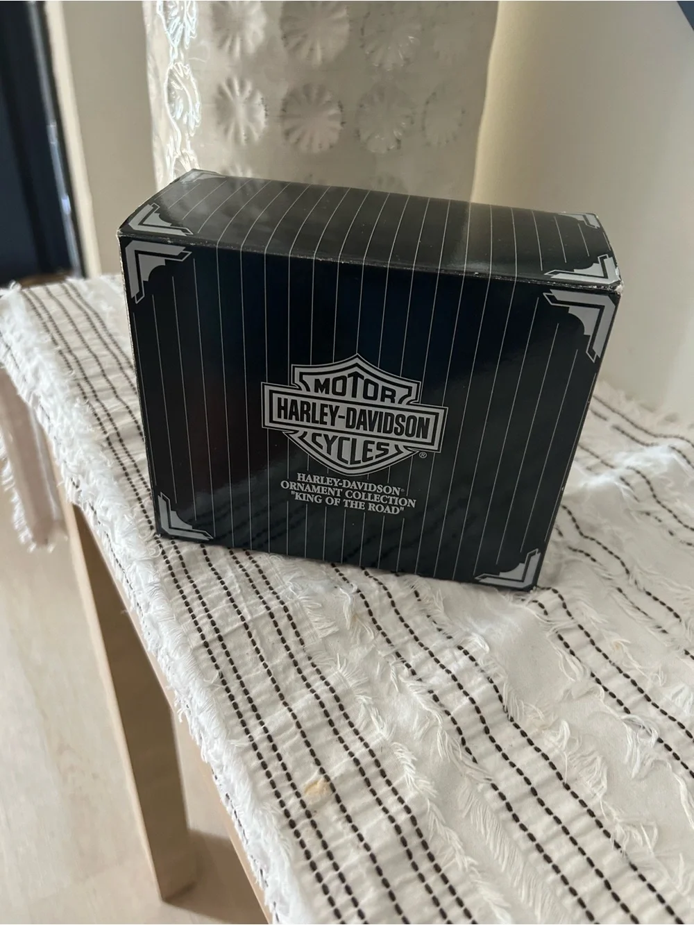 1997 Harley-Davidson King of the Road Santa Motorcycle Ornament